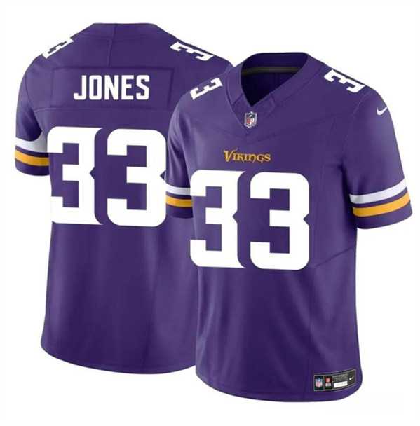 Men & Women & Youth Minnesota Vikings #33 Aaron Jones Purple F.U.S.E. Vapor Untouchable Limited Stitched Jersey->minnesota vikings->NFL Jersey